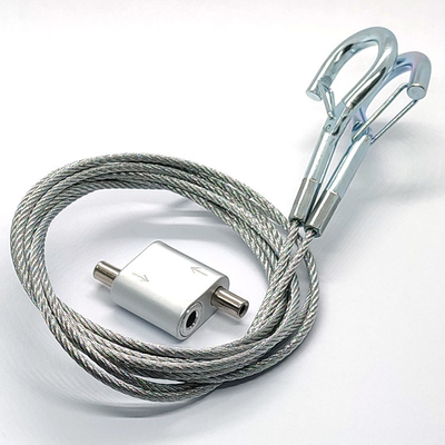 Colocaciones colgantes de Kit Steel Wire Cable Gripper de la suspensión intermediaria de los agarradores del ajustador del cable de colocación